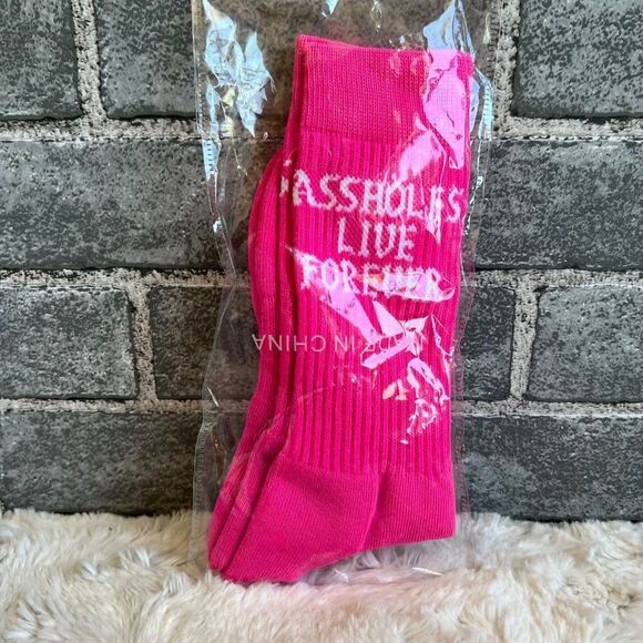 ALF Pink Socks New in Bag - Picture 1 of 2